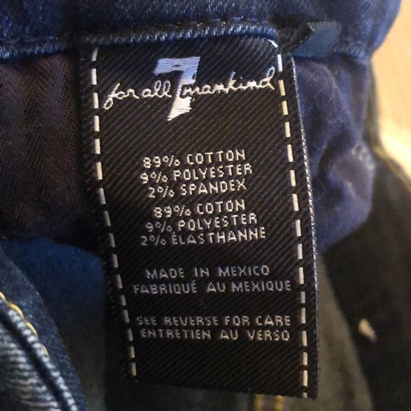 7 for all mankind skinny jeans - Picture 5 of 9